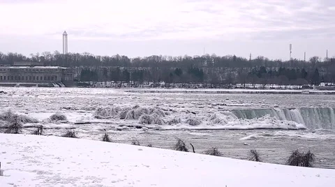 Niagara Falls_TheFalls_winter_09osvv Stock Footage 46797476