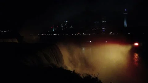 Niagara by night 2 動画素材 180684667