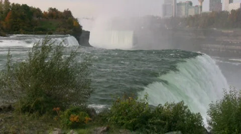Niagara over view Stock Footage 474549
