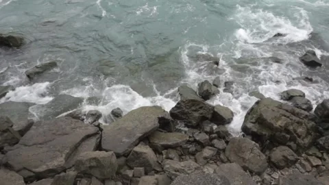 Niagara Rapids Waves Stock Footage 143860964