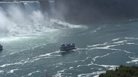 Niagara WS boats 스톡 동영상 100654736