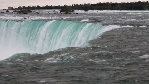 Niagra Falls Close Up Stock Footage 88156176