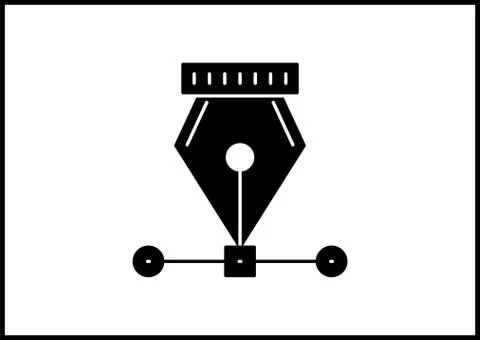 Nib logo Stock Illustration