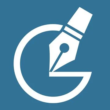 Nib Logo Template vector symbol Stock Illustration