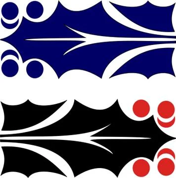 Nib vector for design or laser cut panel Stock Illustration