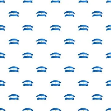 Nicaragua ribbon flag pattern representing national pride Stock Illustration