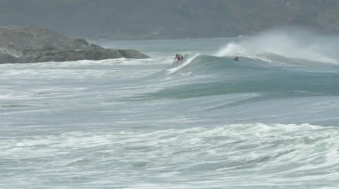Nicaragua Surfing Stock Footage 60648612