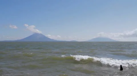 Nicaragua Volcano 库存影片 12914436