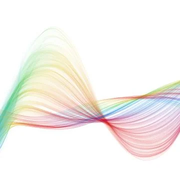 Nice abstract colorful wave Stock Illustration