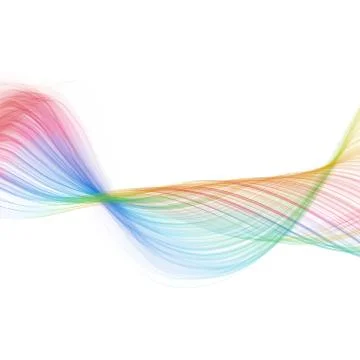 Nice abstract colorful wave Stock Illustration