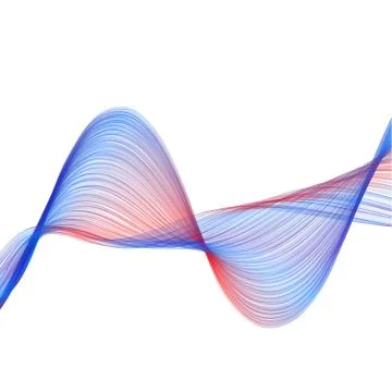 Nice abstract colorful wave Stock Illustration