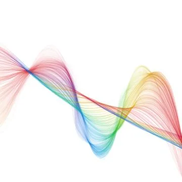 Nice abstract colorful wave Stock Illustration