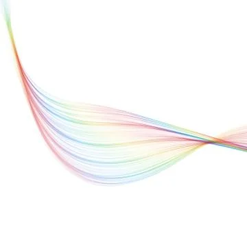 Nice abstract colorful wave Stock Illustration