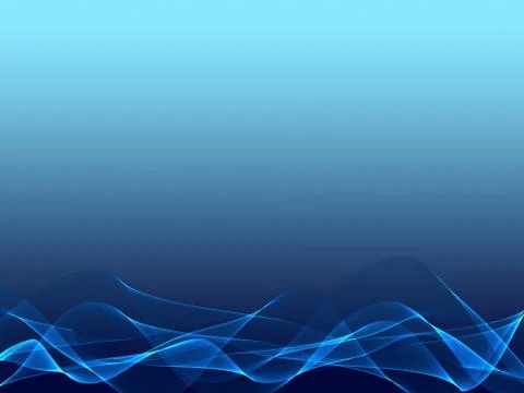 Nice abstract flame wave background with smooth gradient and very original sh Stock Illustration