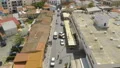 Nice aerial view of Larnaca town with local market and residential houses HD Footage