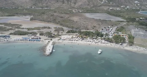 Nice Aerial view of St. Kitts and Nevis  (Raw) Stock Footage 101493996