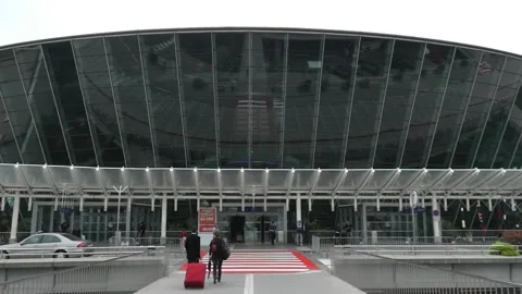 Nice - Airport Stock Footage 133393607