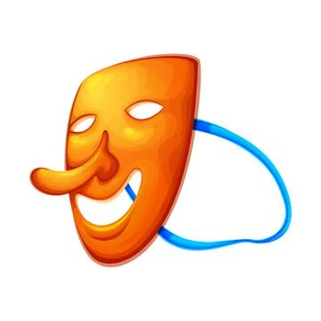 A nice and fun carnival mask Illustrazione stock