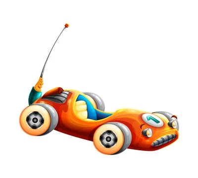 A nice and nice toy car 스톡 일러스트