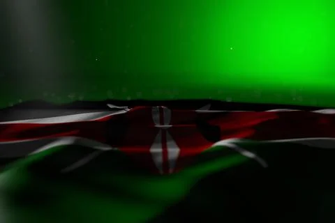 Nice anthem day flag 3d illustration Stockillustratie