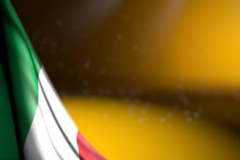Nice any celebration flag 3d illustration Stock Illustration