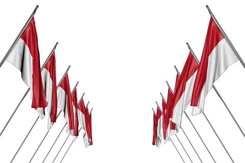 Nice any feast flag 3d illustration Stock Illustration