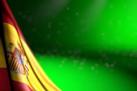 Nice any holiday flag 3d illustration Stock Illustration