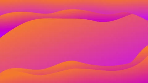 Nice background animation with beautiful gradation waves in yellow Stock Footage 313247304