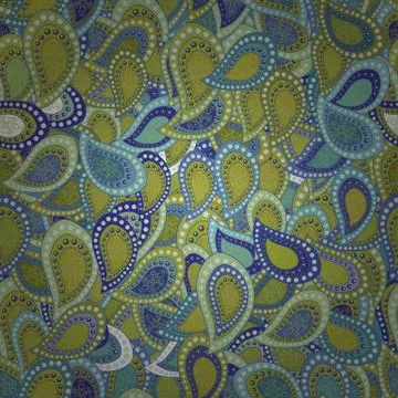 Nice background. Vector illustration. Abstract doodles pattern. Blue, green and Illustrazione stock