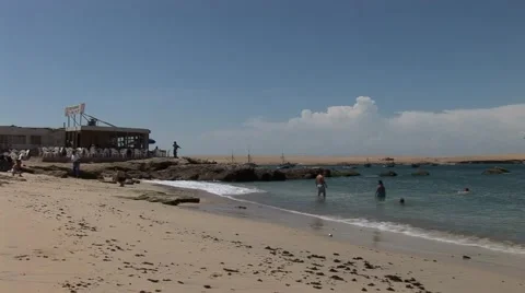 Nice Bay in Peru (Paracas) Stock-Footage 48749451