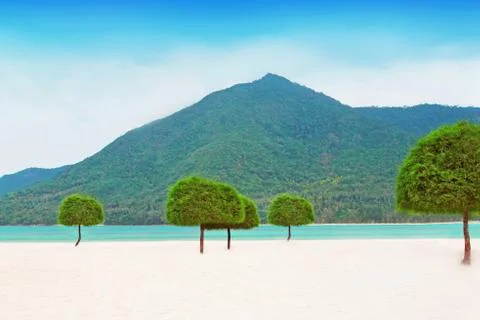 Nice beach Stock Photos