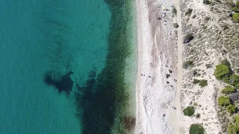 Nice beach of sand Stock Footage 150129890