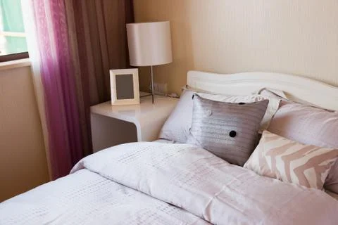 Nice bedroom Stock Photos