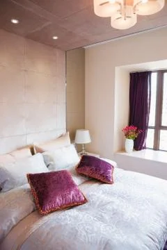 Nice bedroom Stock Photos