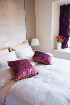 Nice bedroom Stock Photos