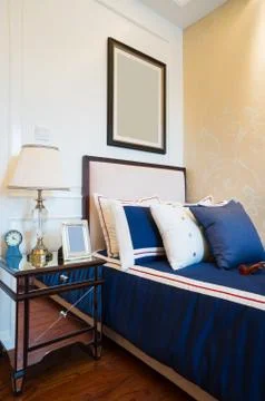 Nice bedroom Stock Photos