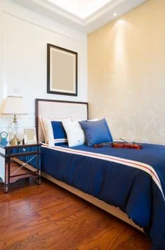 Nice bedroom Stock Photos