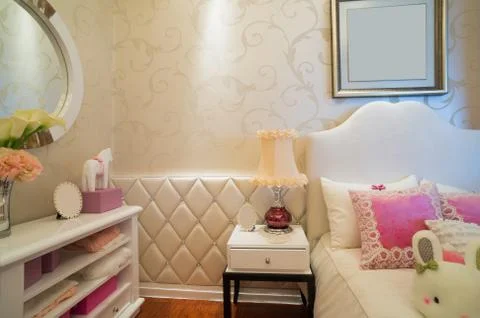 Nice bedroom Stock Photos