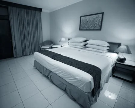 Nice bedroom Stock Photos