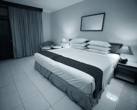 Nice bedroom Stock Photos