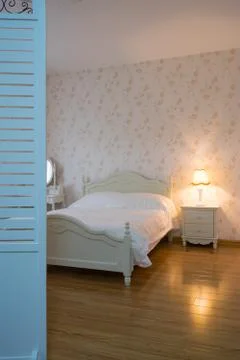 Nice bedroom Stock Photos