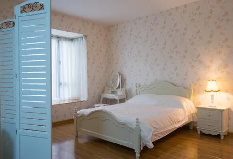 Nice bedroom Stock Photos