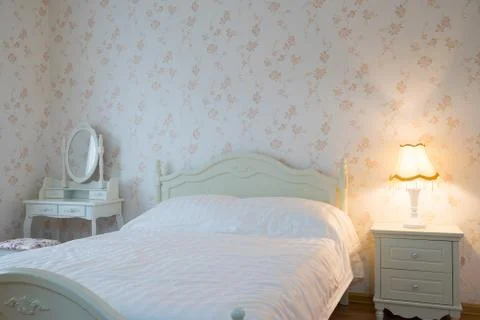 Nice bedroom Stock Photos