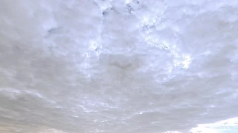 Nice big white clouds in the blue sky bg - photo of nature Stock Photos