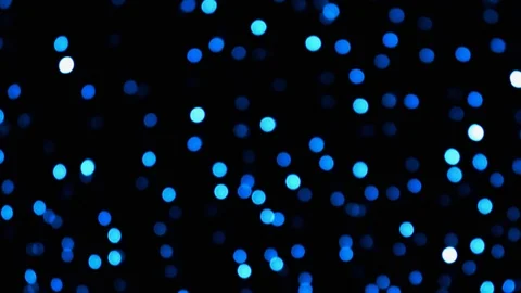 Nice blue abstract background. Bokeh. Panning from bottom to top Video stock 85569583
