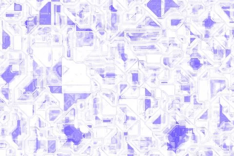 Nice blue tech digital template digitally drawn texture or background Illustrazione stock