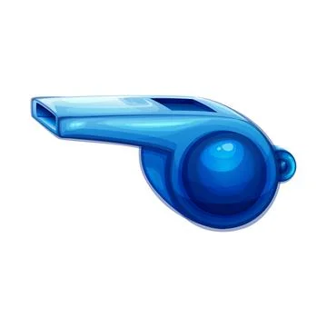 A nice blue whistle Stock Illustration