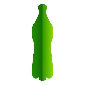 A nice bottle illustrated with abstract technique Illustrazione stock