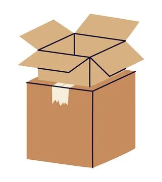 Nice boxes pile Illustrazione stock