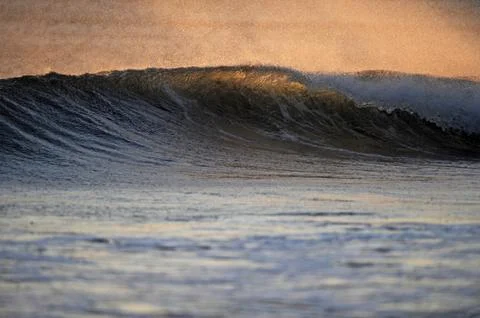Nice breaking wave Stock Photos